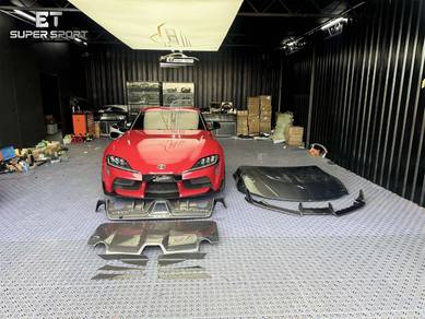 Toyota Supra A90 Bonnet Front Lip Diffuser Carbon