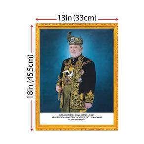 Bingkai Potret Agong (M)