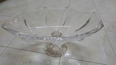 glass fruit plate 