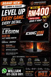 Lenovo Legion 24.5-Brand New, Seal, Unbox