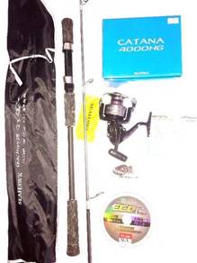 Shimano catana 4000hg reel combo seahawk gachiri