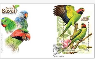 First Day Cover Parrots Malaysia 2026