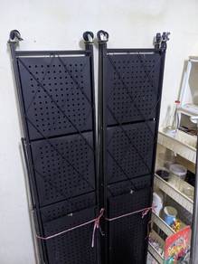 Metal folded 5 tier rack