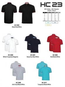 T Shirt Collar 60% Cot 40% Pol 230Gm Unisex HC23XX