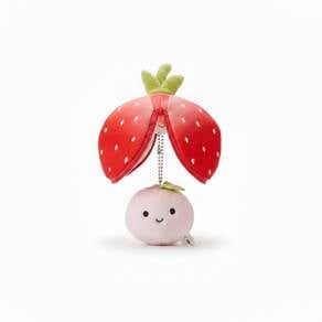 14cm Kawaii Strawberry Scent Keychain Plush