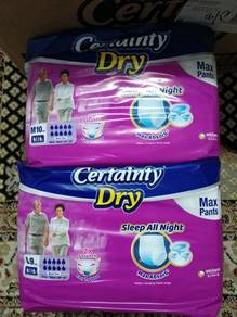 certainty dry pants pampes dewasa