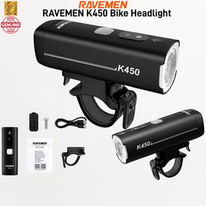 [GENUINE]RAVEMEN K450 Bike Front Light 450LM
