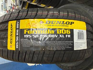 Tayar baru dunlop 195/50/16 tahun 25