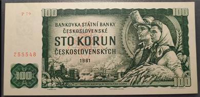 Czechoslovakia 100 Korun 1961 - Pick P90g
