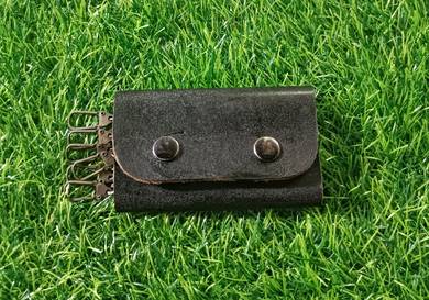 Leather key case wallet dompet kunci