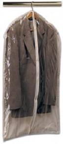 Zipper Clothes Hanging Transparent Bag
