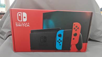 MOD Konsol Permainan Nintendo Switch OLED Neon 2nd
