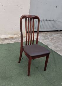YD09C Kerusi Makan Kayu Wooden Dining Chair Fabric