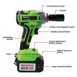 BOSSMAN Impact Wrench READY STOCK