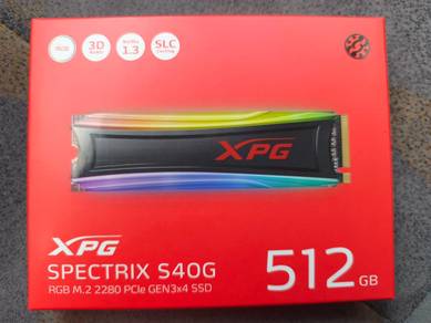 XPG Spectrix S40G RGB M.2 2280 PCIe Gen3x4 SSD 512