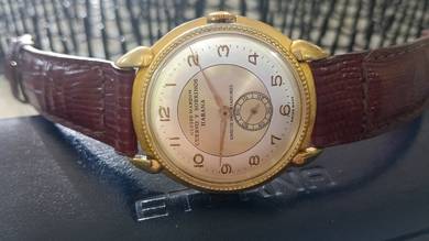 Rare Vintage Ulysses Nardin Gold plated watch Swis
