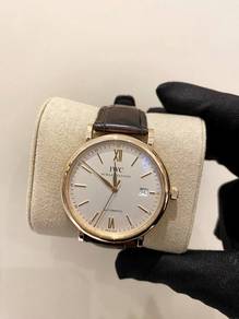 Iwc Portofino Automatic 18k750 Rose Gold White