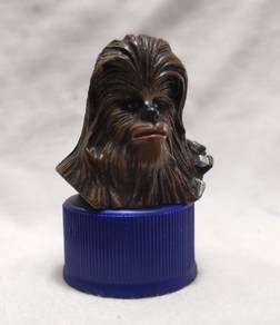 Chewbacca Star Wars Pepsi Bottle Cap Mascot Figure