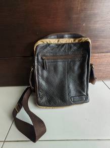 Kaufmann Brown Leather Crossbody Bag