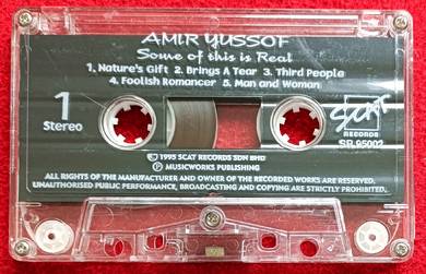 Amir Yussof SOME OF THIS IS REAL Cassette Tape
