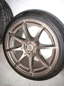 Set Sport Rim 17" (rota) utk 4 lubang sekali tayar