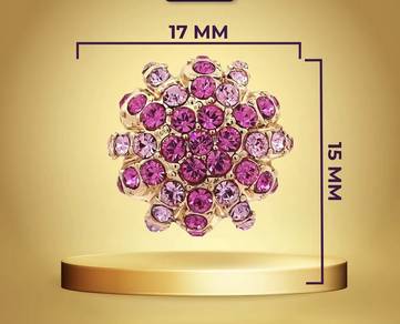 Ozel Flower Baby Brooch x 2pcs with box & tag