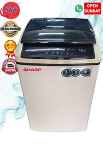 Washing machine SHARP 7KG TOP BLACK COVER