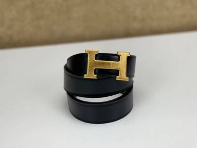 [SALES]Hermes Constance Reversible Belt Black/Grey