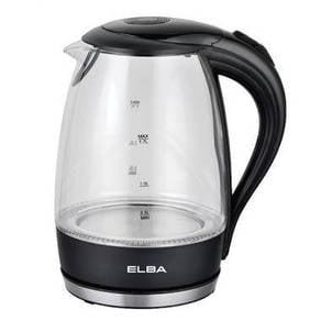 Elba 1.7L glass jug kettle