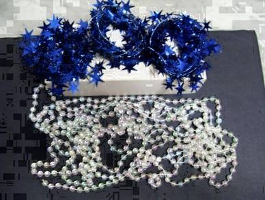 Tinsels and Pearl Strings Decorations (5 Pieces)