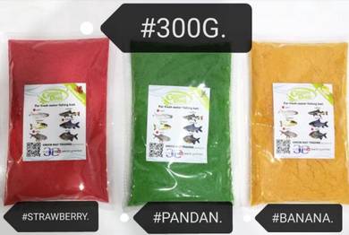 Green Bait Fishing Powder 300gram Serbuk Memancing