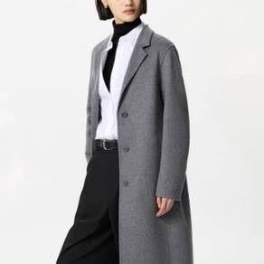 Uniqlo Cashmere Grey Long Coat