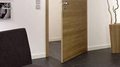 Modern wooden doors