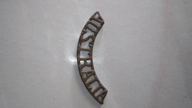 AUSTRALIA Shoulder Title Badge WWI & WWII