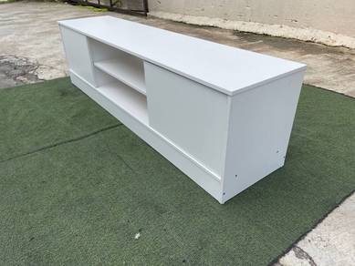 TV07W5 New *Almari TV 5' TV Cabinet TV Bench White