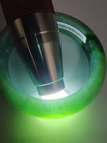 57.80mm X 51.00mm Oval Shape Jadeite Jade Bangle