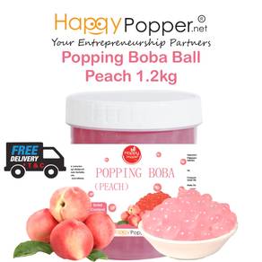 Popping Boba Pearl Coating Juice Ball 1.2kg Peach