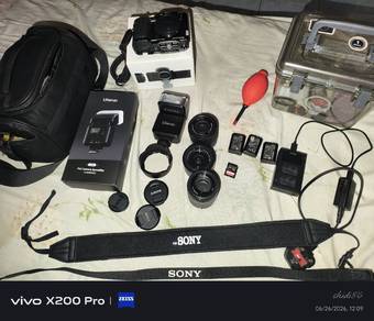 Sony ZV-E10 with 3 lens & many Accessory 