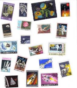 U47 Aerospace Rocket Satellite Space Stamp CTO