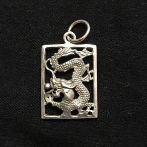 Silver Dragon Pendant