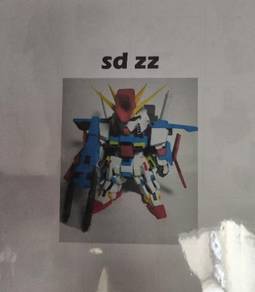 Brand new paper craft 3D model ZZ Gundam