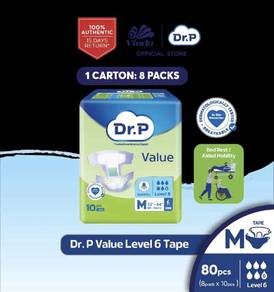 Dr. P Value Level 6 Adult Diaper M10