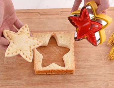 bento accessories stainless steel sandwich cutter
