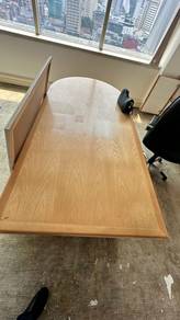 SOLID WOOD table/ meja 3 buah sekaligus geng