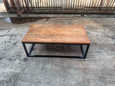 4ft Steel Frame Solid Meja Coffee Table