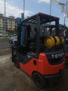Recon Toyota1.5ton Forklift,Petrol&Gas(Dual Fuel)
