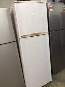 Sharp Fridge 2 doors Refrigerator Peti Sejuk Ais