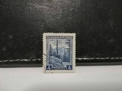 1929 Czechoslovakia Stamp Tatry Landscape