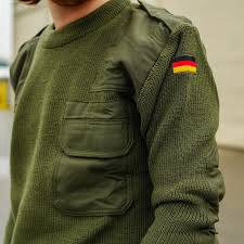 Vintage German army Commando sweater wool jacket