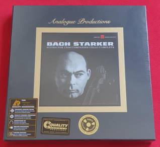 Janos Starker BACH CELLO SUITES 6 LP Set